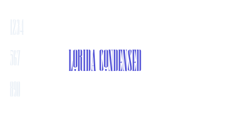 Lorida Condensed-font-download