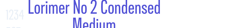 Lorimer No 2 Condensed Medium-font