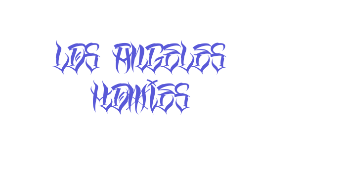 Los Angeles Homies Font Download