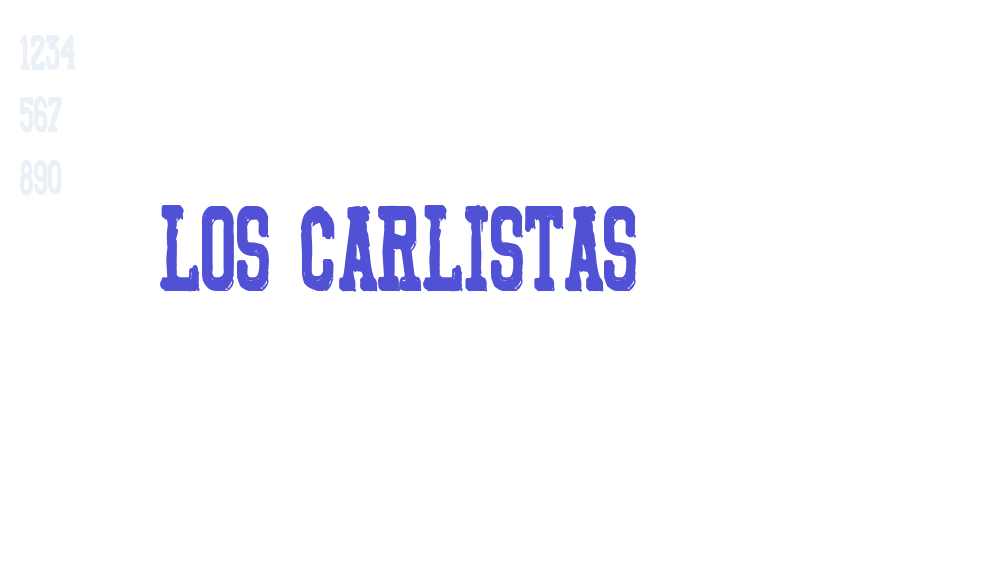 Los Carlistas-font-download