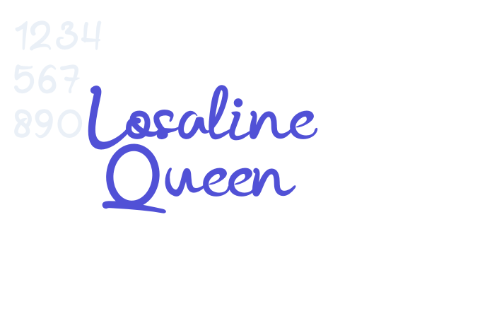 Losaline Queen font download