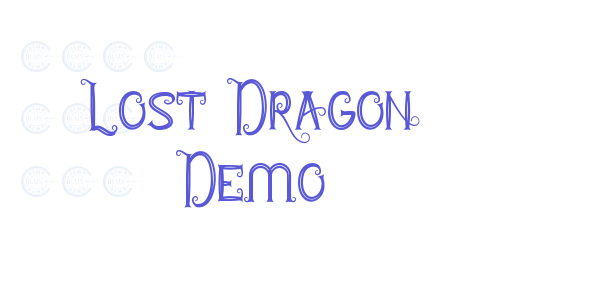 Lost Dragon Demo font free