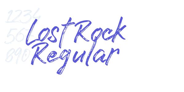 Lost Rock Regular font free