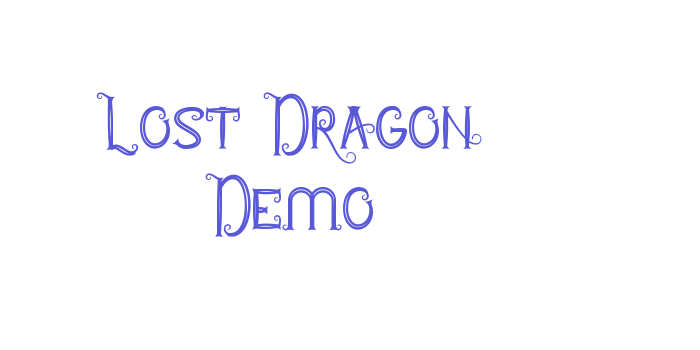 Lost Dragon Demo Font Download