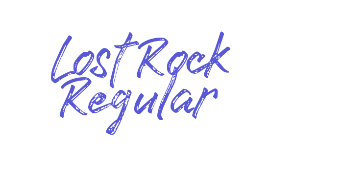 Lost Rock Regular Font Download