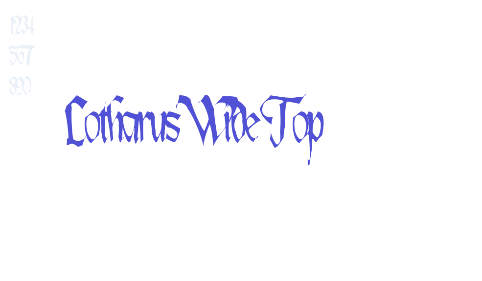 Lotharus Wide Top-font-download