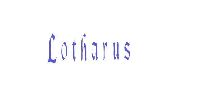 Lotharus Font Download