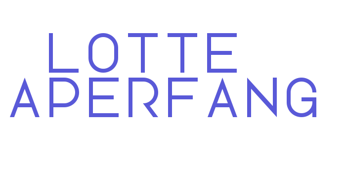 Lotte Paperfang Font