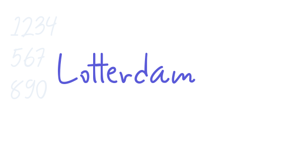 Lotterdam font free