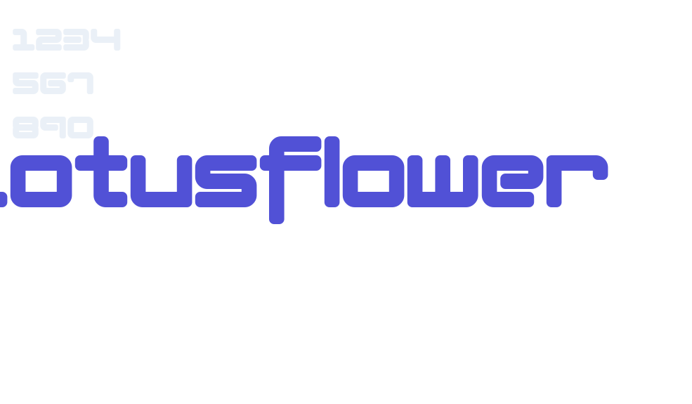 Lotusflower-font-download