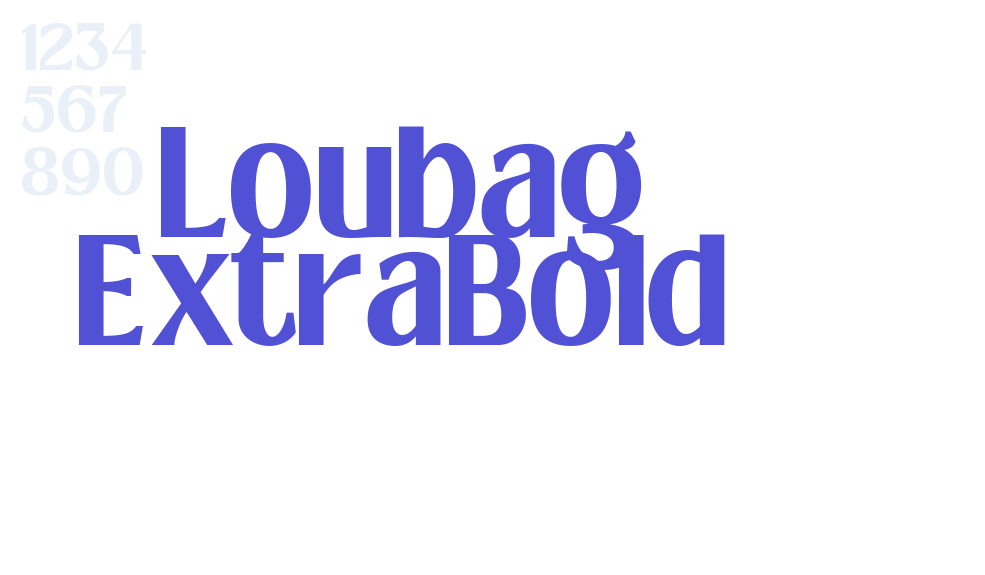 Loubag ExtraBold-font-download