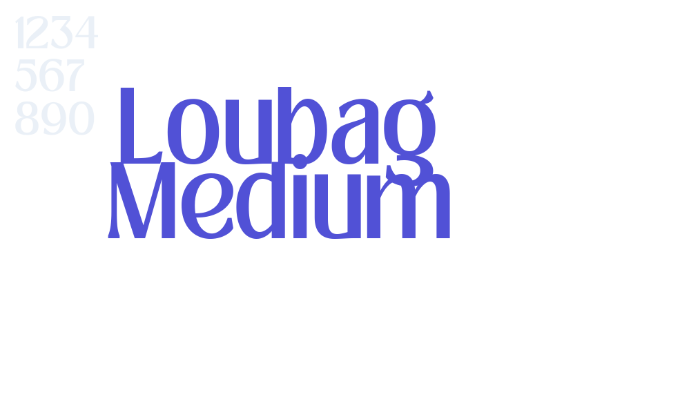 Loubag Medium-font-download