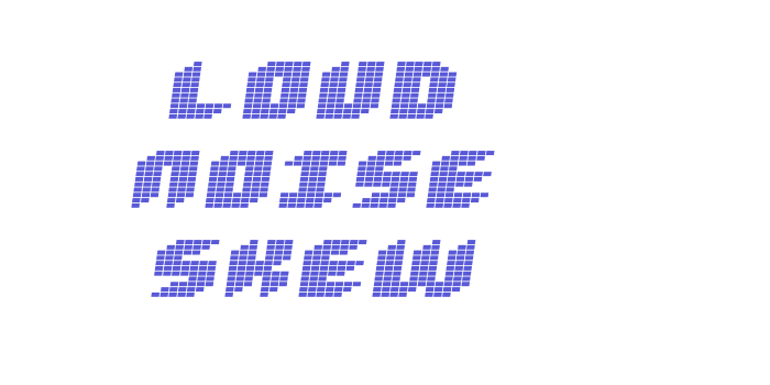 Loud noise Skew Font Download