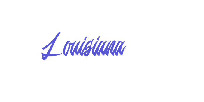 Louisiana Font