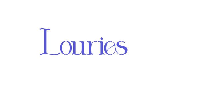 Louries Font