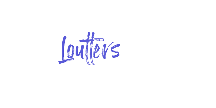 Loutters Font Download