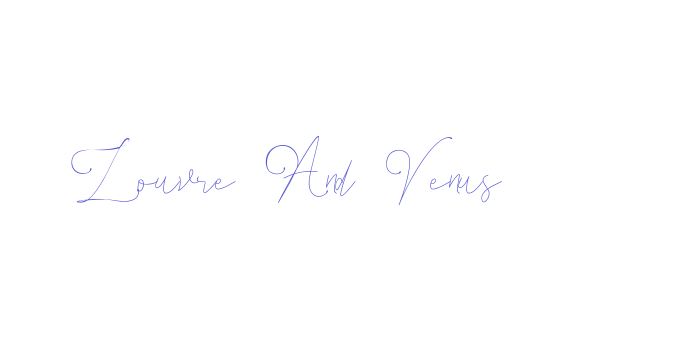 Louvre And Venus Font Download