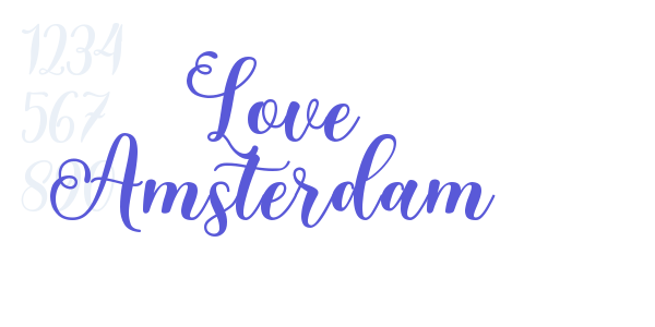 Love Amsterdam font free