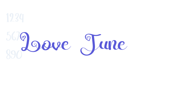 Love June font free