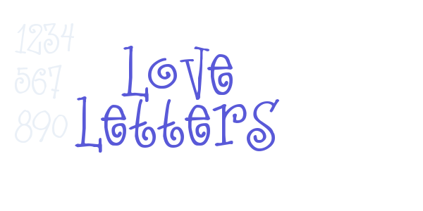 Love Letters font free