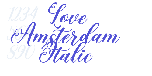 Love Amsterdam Italic-font-download