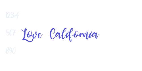 Love California-font-download
