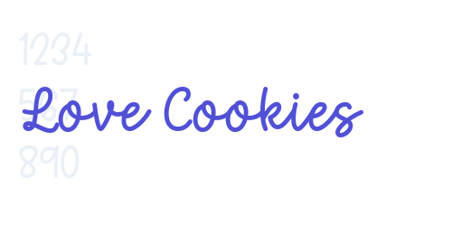Love Cookies-font-download