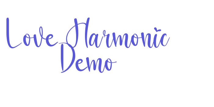 Love Harmonic Demo Font Download