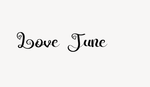 Love June Font