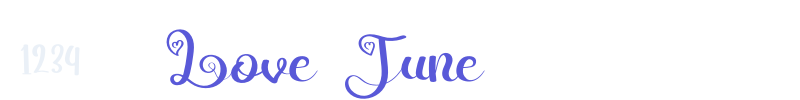 Love June font