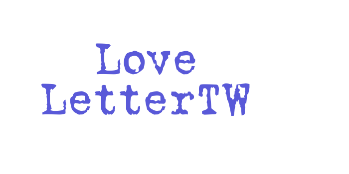 Love LetterTW Font Download