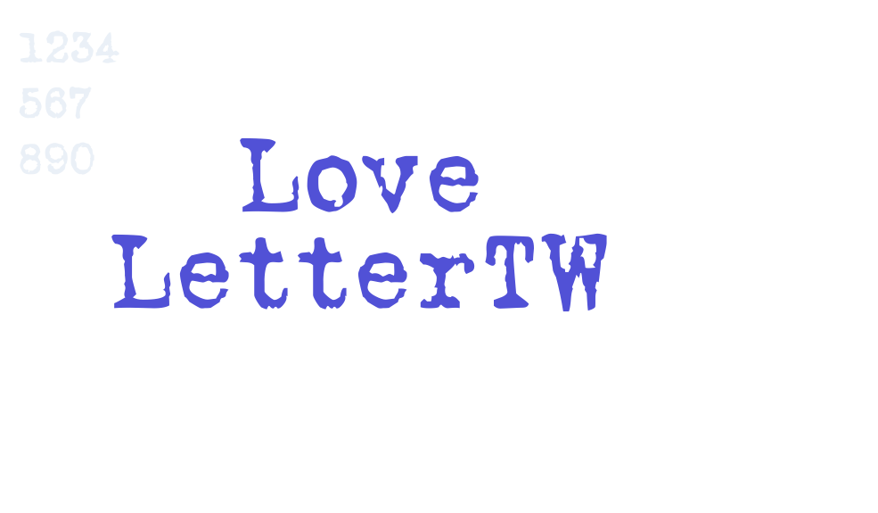 Love LetterTW-font-download