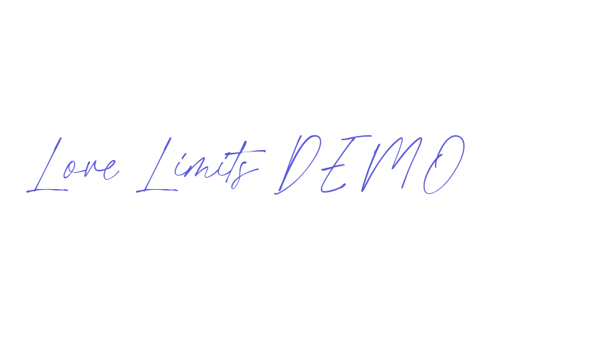 Love Limits DEMO Font Download