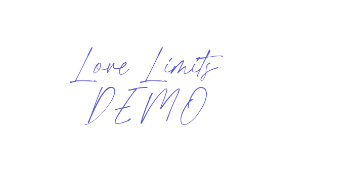 Love Limits DEMO Font Download