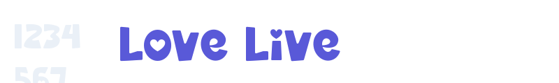 Love Live font download