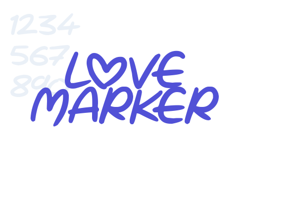 Love Marker Font Download