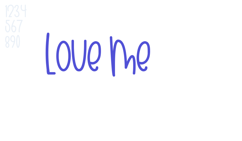 Love Me-font-download