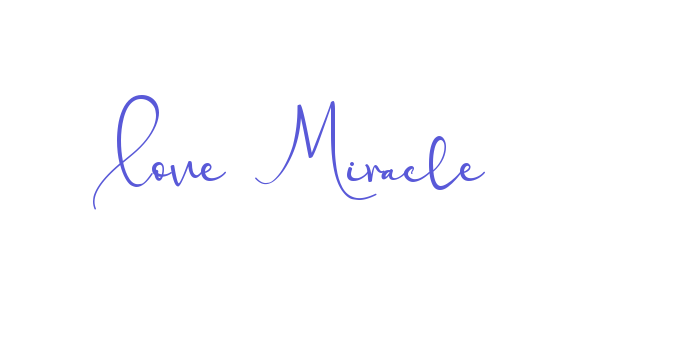 Love Miracle Font Download