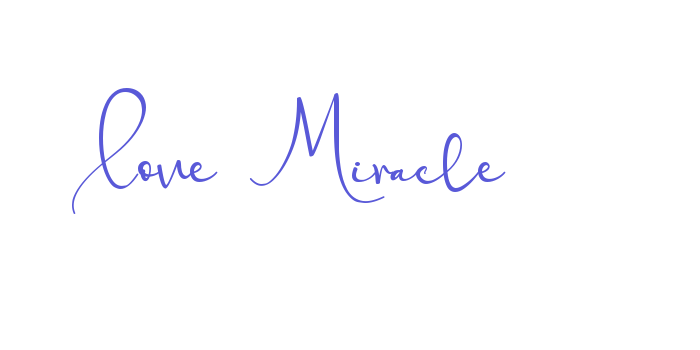 Love Miracle Font