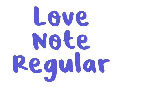 Love Note Regular Font