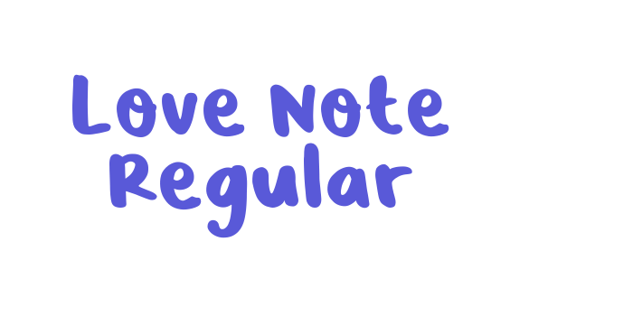 Love Note Regular Font Download