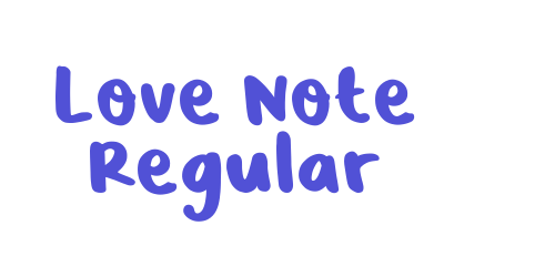Love Note Regular-font-download