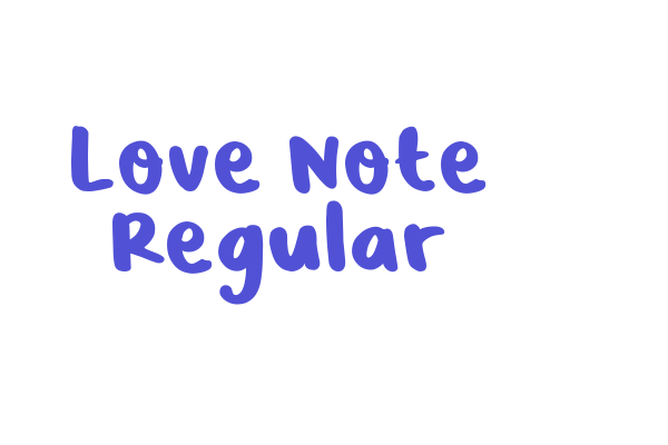 Love Note Regular