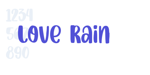 Love Rain-font-download
