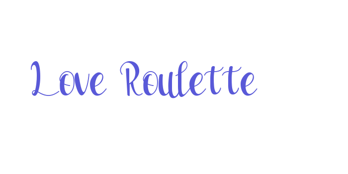 Love Roulette Font Download