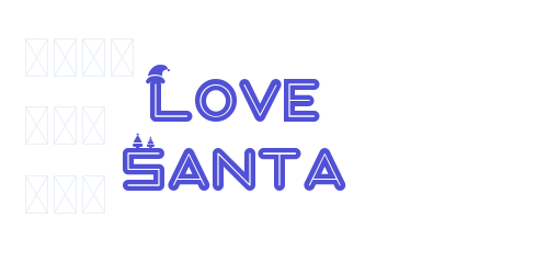 Love Santa-font-download