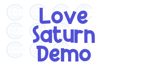 Love Saturn Demo-font-download