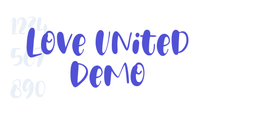 Love United Demo-font-download