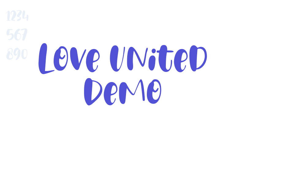 Love United Demo-font-download