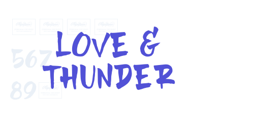 Love & Thunder-font-download